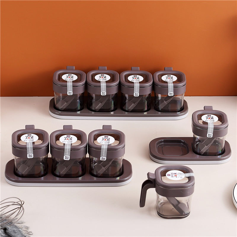 Spice Jar Set with Serving Tray