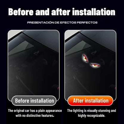 Solar Powered Evil Eye LED Warning Light