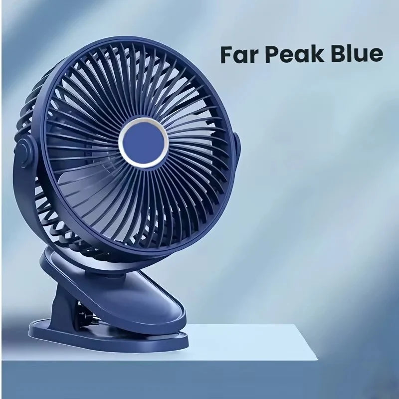 Multi-Angle Clip-On Circulating Fan