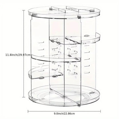 360° Rotating Makeup Organizer