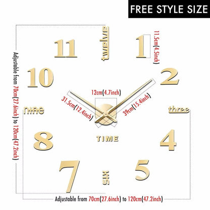 Modern 3D Wall Clock