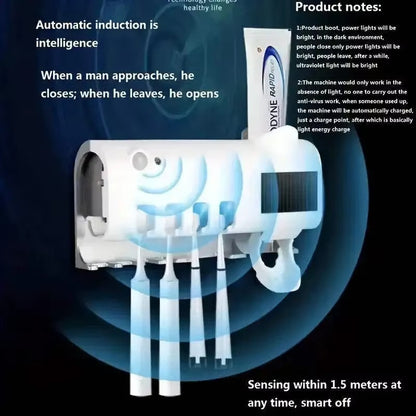 UV Toothbrush Sterilizer & Wall Mounted Toothbrush Holder