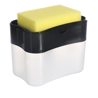 Soap Dispensing Kitchen Sponge Holder